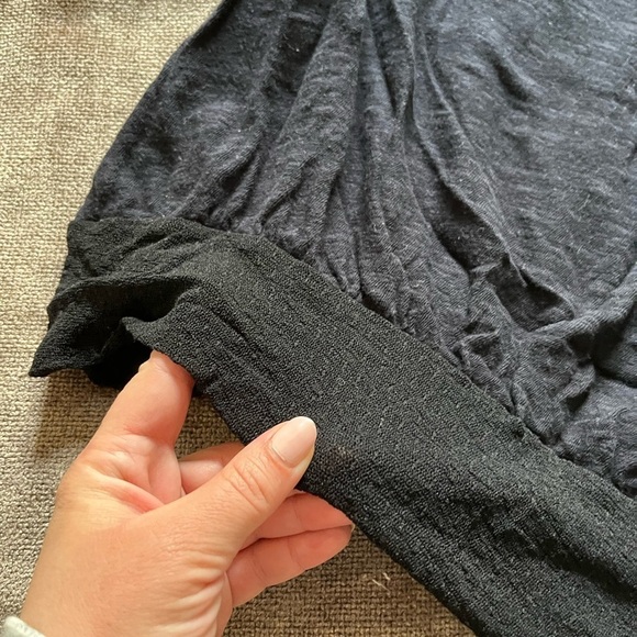 LUX Black Boat Neck Tank Top with Lace - XS - Picture 4 of 7